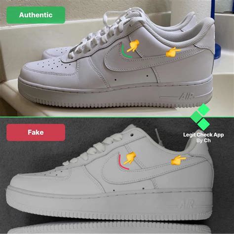 how to tell fake nike air force 1|air force 1 real check.